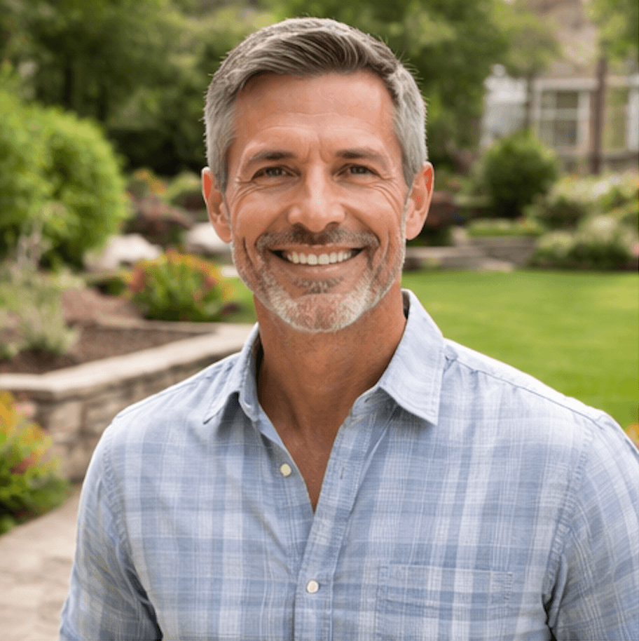 Satisfied Lawncare Customer